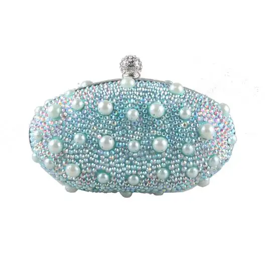 mint green clutch bag