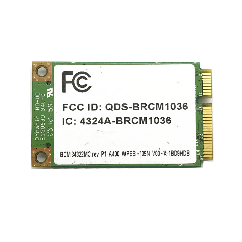 Broadcom BCM94322MC для hp 487330-001 двухдиапазонный WIRELESS-N wifi карта Замена AR9280