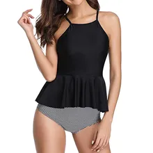 Женский купальный костюм, сексуальный бикини, купальник для женщин, для девочек, набор бикини, Одноцветный, мягкий, сексуальный танкини, пляжный костюм, купальник, плюс