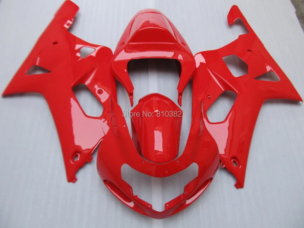 

Fairing kit for SUZUKI GSXR600 750 01 02 03 Injection mold GSXR 600 GSX-R750 K1 2003 2001 2002 all red Fairings set +7gifts