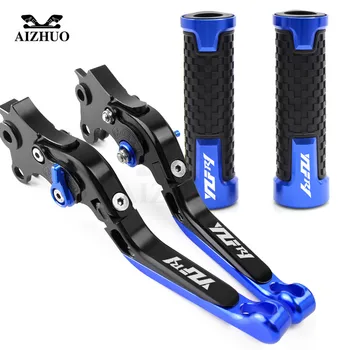 

For YAMAHA YZF R1 YZFR1 1999-2001 2000 Motorcycle Accessories Brake Clutch Lever Adjusable+Hand Grips Handlebar