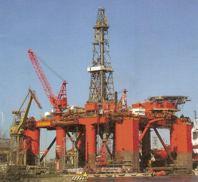 Норвежская полупогружная нефтяная буровая платформа Bredford Dolphin Комплект бумажных