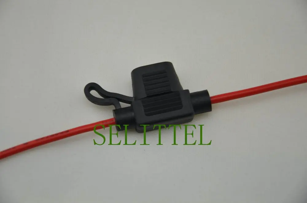 

SL-709CA (14AWG) In-Line Blade Fuse Holder/ Splash-Waterproof Auto Fuse Holder for MINI Style Blade Fuse ROHS