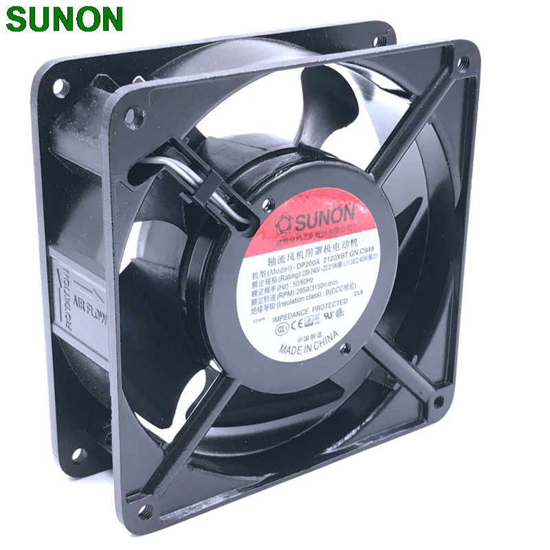 Original blower SUNON DP200A 2123XBT.GN 12CM 120*120*38MM 12038 220V socket case industrial cooling fan цена Original blower SUNON DP200A 2123XBT.GN 12CM 120*120*38MM 12038 220V socket case industrial cooling fan цены онлайн
