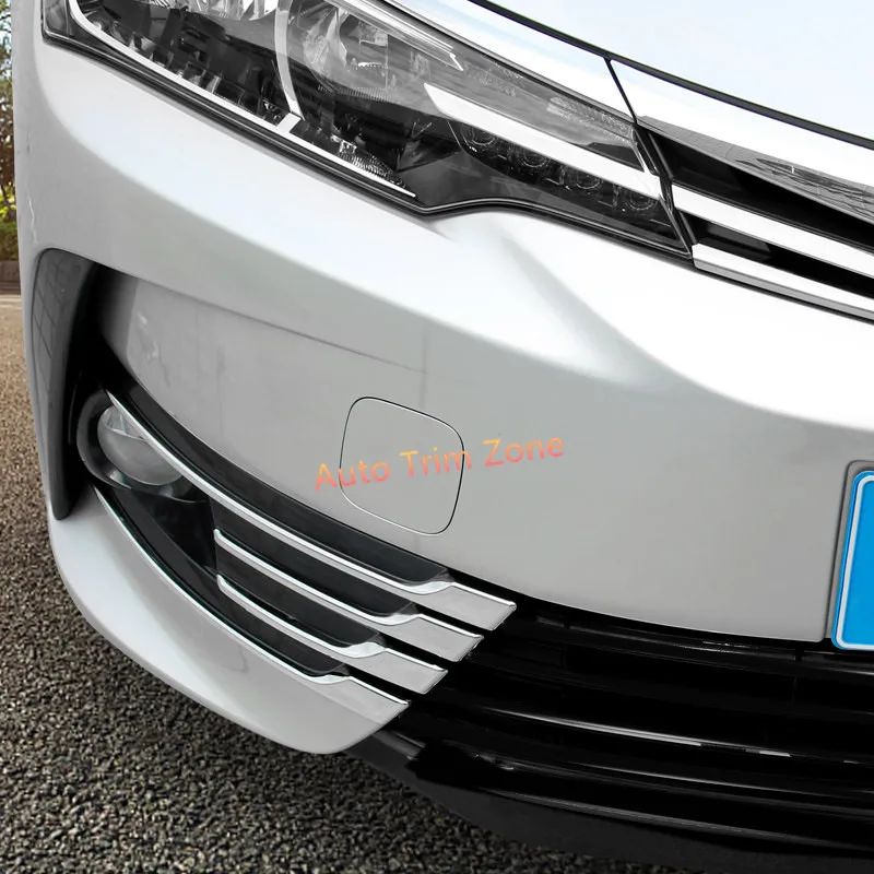 Для Toyota Corolla E170 2017 ABS внешние передние противотуманные фары накладки для