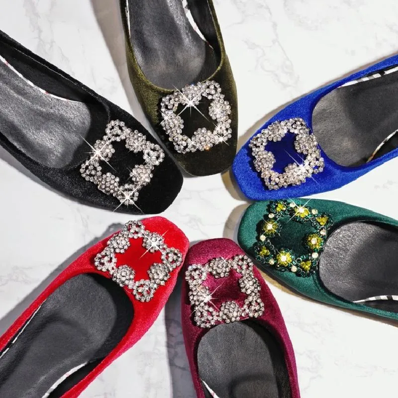 US4-11; женские бархатные туфли mary jane на высоком массивном каблуке; туфли-лодочки со стразами; туфли для торжеств с кристаллами; Низкие слипоны; 6 цветов; A805