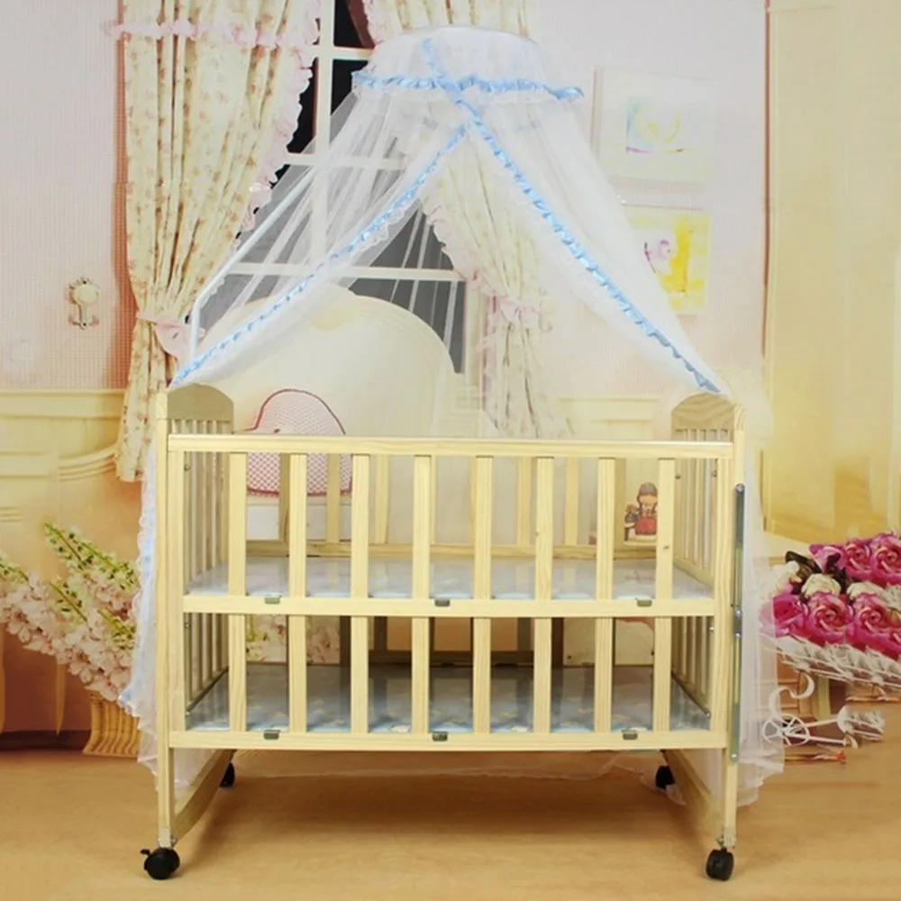 Baby Bed Mosquito Mesh Dome Curtain Net for Toddler Crib Cot Canopy Summer High Quality