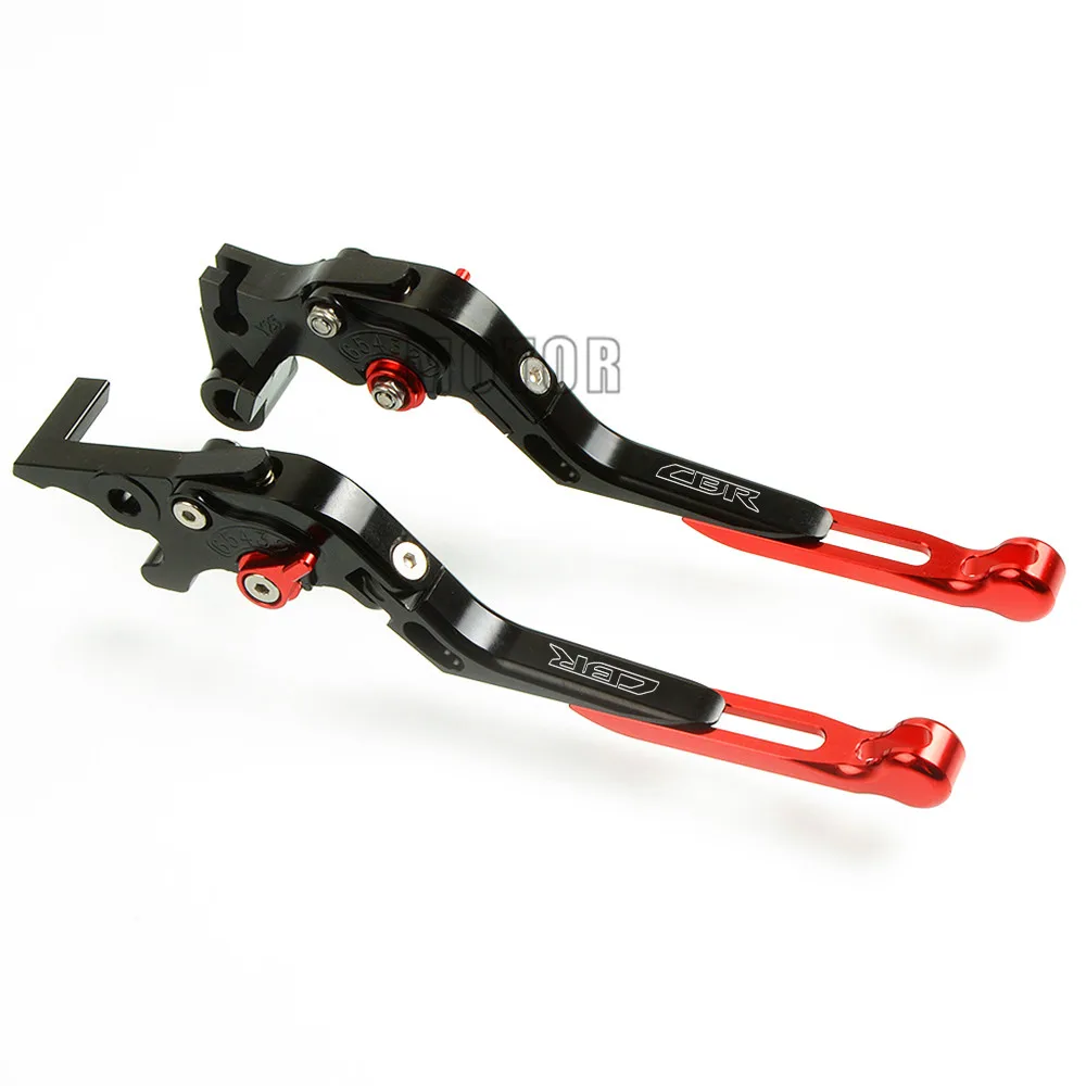 CNC Motorcycle Adjustable Brake Clutch Levers Hand Grips For HRC CBR1000RR 08-16