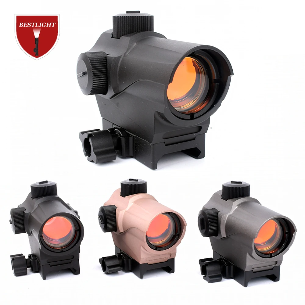 

Tactical 1.5moa Mini Red Red Dot Scope Mount For Rife scope Sight Illuminated adjustable brightness 1913 rail