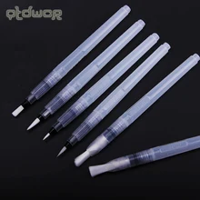 6 шт./партия, большая емкость, водяная краска, набор кистей для самоувлажнения, ручка, каллиграфия, рисование, художественные принадлежности