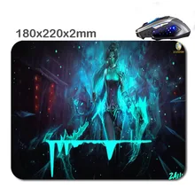 2016 New Products DIY 3D Fast Printing Girl Blue Mouse Pad Custom Rubber Gaming Laptop Computer Mouse Pad As Gift