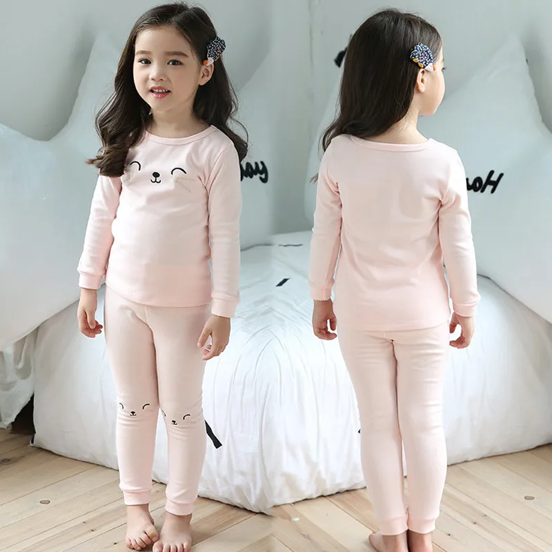 

Cartoon Unisex Kids Pajamas Sets Boy Girls Clothes 2 PCS Autumn Winter Pyjama Children Sleepwear Nightclothes 2 3 4 6 8 10 Years