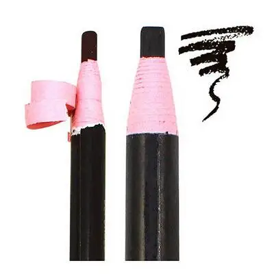 12 шт водонепроницаемый карандаш для бровей для Перманентный макияж для бровей Тату Стандартный Карандаш для бровей косметическое искусство - Цвет: Black