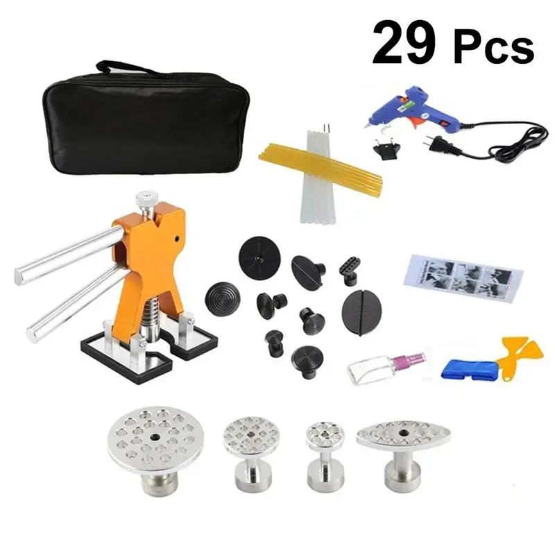 

29pcs Practical Paintless Dent Repair Tools Removal Tools Remover Dent Repair Kit Sucker PDR Tools Set Kit