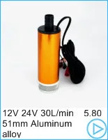 12 V 24 V DC высокого давления 100 PSI(7.0Bar) подъемник 60 m электрический мембранный промывочный насос для мытья автомобиля FL-100