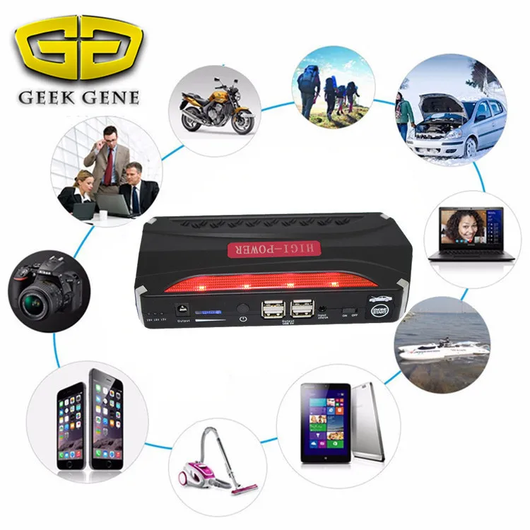 Car Jump Starter 600A Emergency Starting Device 12V Power Bank Lighter Starer Car Charger For Car Battery Booster Buster Diesel