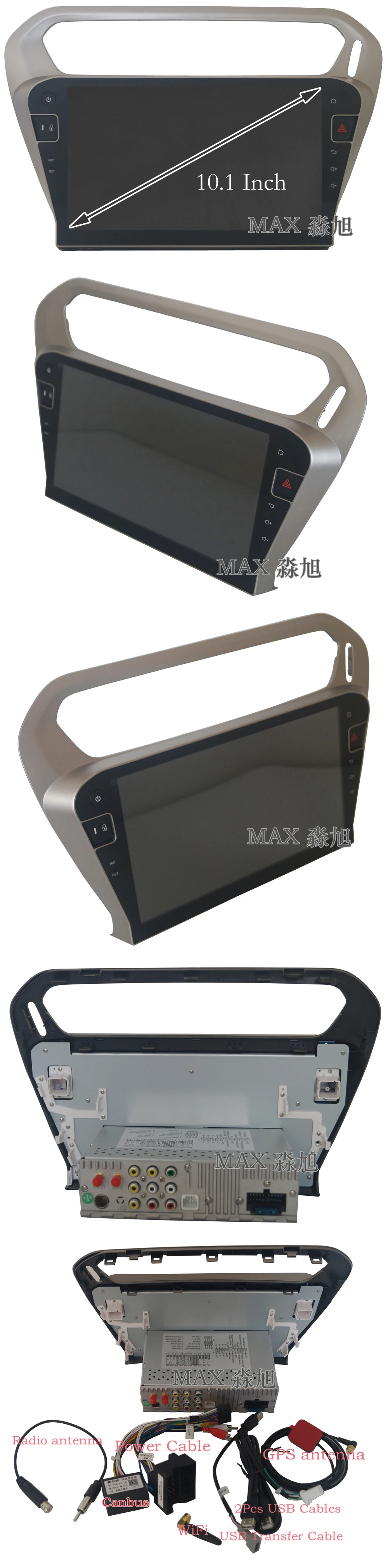 Clearance MAX Android 8.1 Car DVD Player for Peugeot 301 /Citroen Elysee 2014 2015 2016 Car Radio BT 3/4G WiFi SWC GPS Navigation System 15