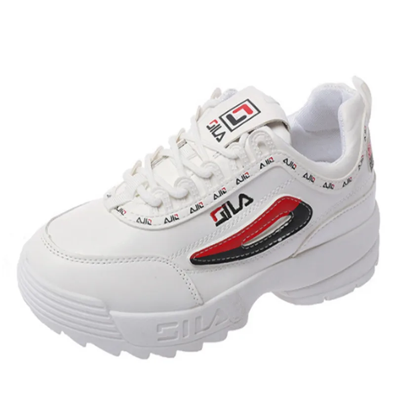 

new flats Woman Casual Shoes Vulcanize sneakers Femme Spring Autumn brand white platform Lace-Up White Breathable women shoes