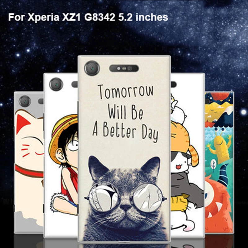Lovely case For Xperia XZ1 G8342 G 8342 Hard PC Cover Sony XperiaXZ1 Ultra Thin Plastic Capa Coque Shell Capinha | Мобильные