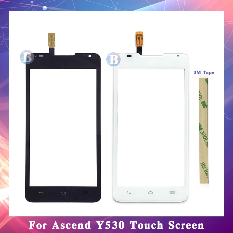 

High Quality 4.5" For Huawei Ascend Y530 Touch Screen Digitizer Sensor Outer Glass Lens Panel Replacement