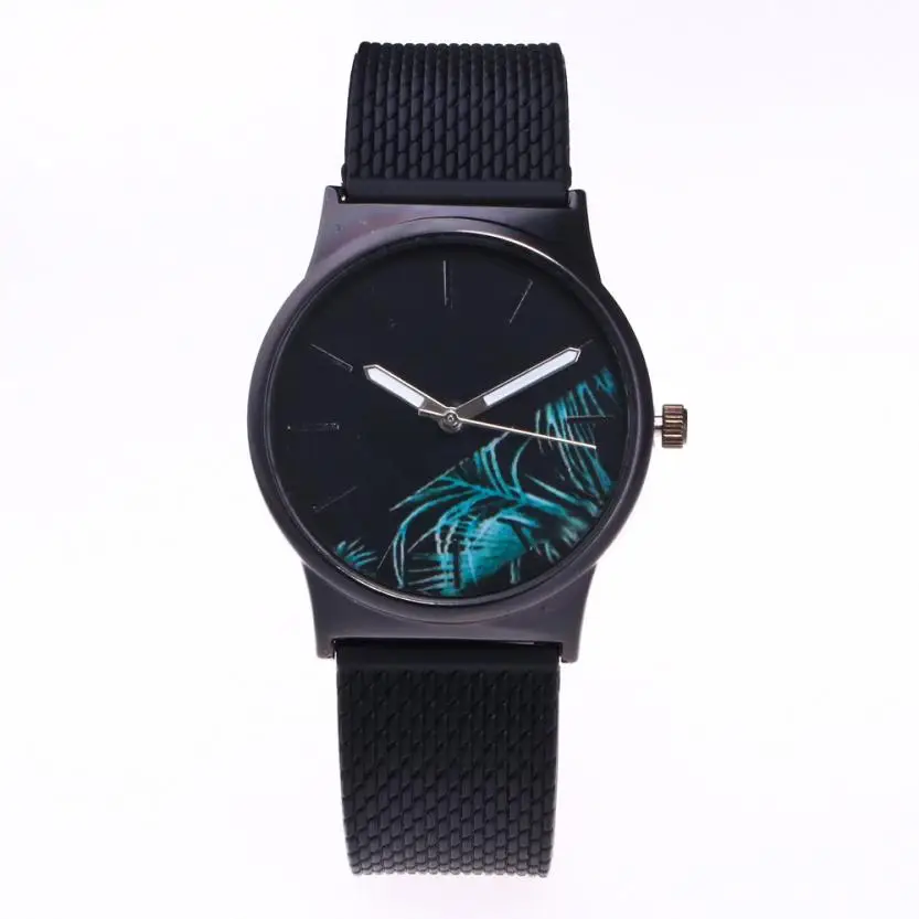 Кварцевые наручные часы Reloj Mujer простые круглые женские часы из силиконового аналогового сплава часы Relogio Feminino 18JAN4
