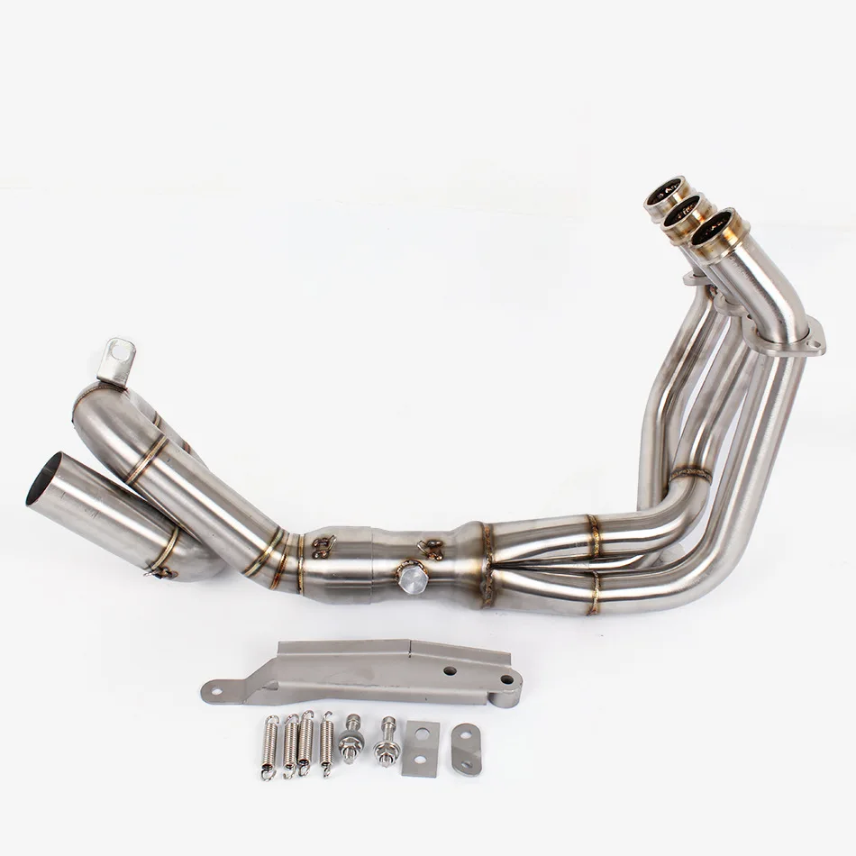 

Motorcycle Accessories Stainless Steel Exhasut System Racing modifications Slip-on Muffler Front Pipe for Yamaha MT-09 2014-2017