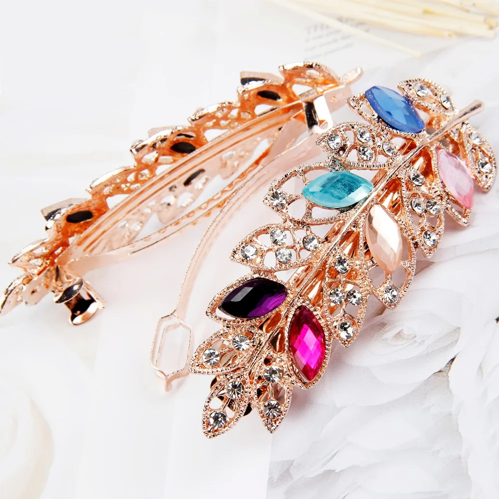 Hair Clips for Women Full Diamond Hairclip Hair Band Metal 4*1.5inch Scrunchie Hairpins BB Hairgrip Girls Hair Accessories Hair Clips for Women Full Diamond Hairclip Hair Band Metal 4*1.5inch Scrunchie Hairpins BB Hairgrip Girls Hair Accessories
