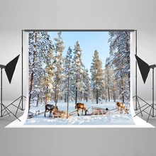 Kate Snow Winter Photo Background Photography Backdrop Elk Carriage Backgrounds For Photo Studio Microfiber Children Backdrop kate retro blue wall photo background photography backdrop children washable backgrounds for photo studio