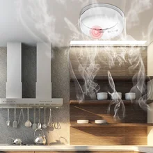 KERUI Беспроводной детектор дыма портативные датчики сигнализации для пожарной защиты дома охранной сигнализации системы в нашем магазине