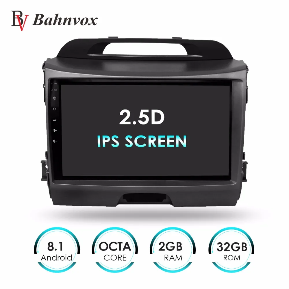 Android 8.1 Octa Core Car DVD for kia sportage 2011 2015 car Radio GPS Navigation system multimedia player head unit stereo | Автомобили и