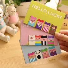 3 комплекта Милая Закладка на магните с героями мультфильмов Мода DIY мультфильм бумага школьные офисные поставки для книг подарок корейский papelaria