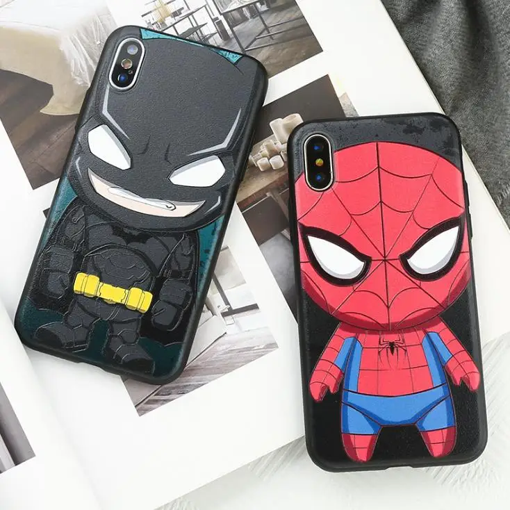 Милый ТПУ чехол-накладка Marvel hero для iphone 5, 5S, 5, G, SE, 6, 6 S, 7, 8 plus, резиновый гелевый силиконовый чехол для iphone x, XR, человек, мальчик, Человек-паук, чехол для телефона