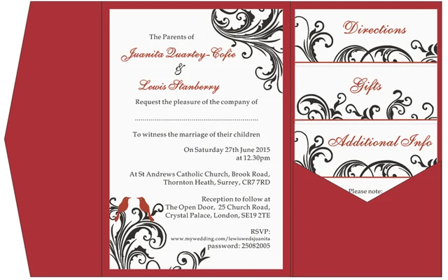 Pocketfold Invitations Emdotzee Designs Pocketfold Invitations Emdotzee Designs