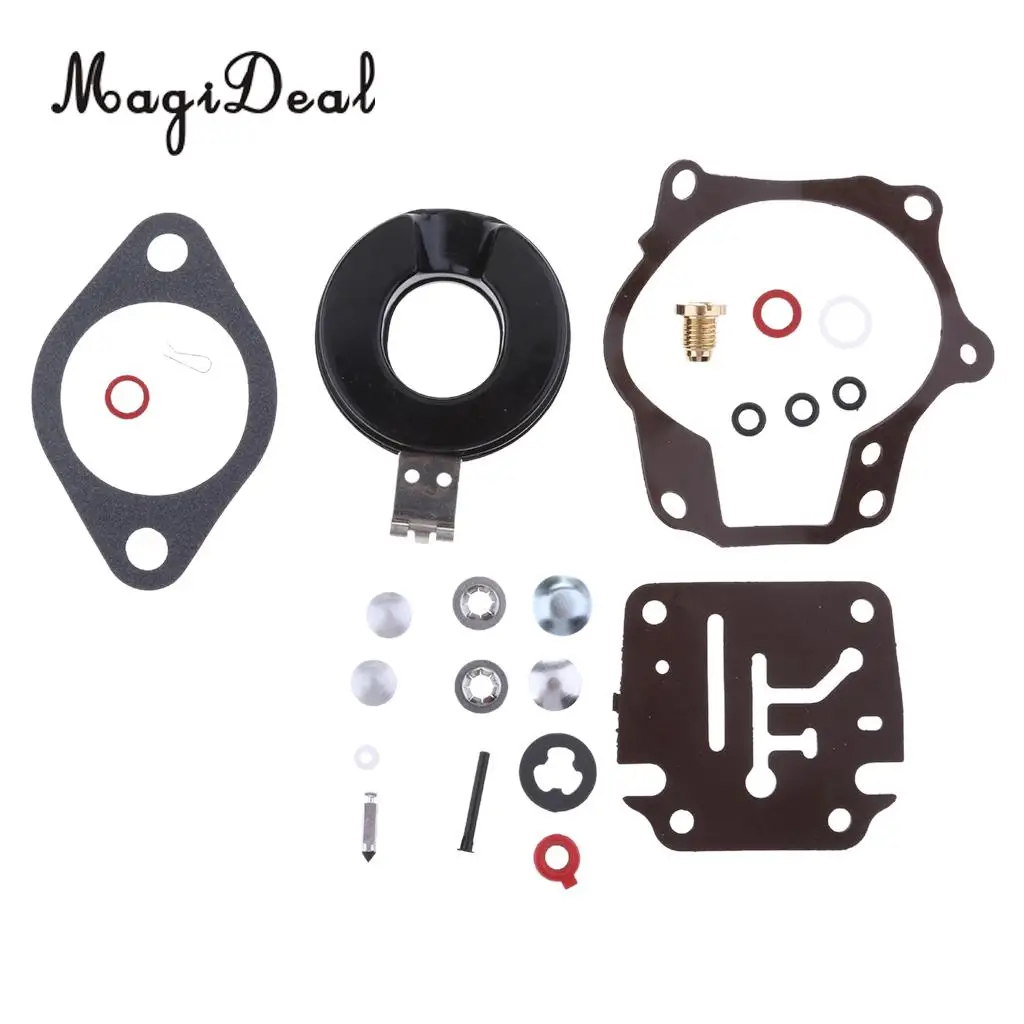 MagiDeal Durable Carburetor Repair Kit for Johnson Evinrude 20/30/40/50HP Outboard Motors Boats Yacht Dinghy Accessories