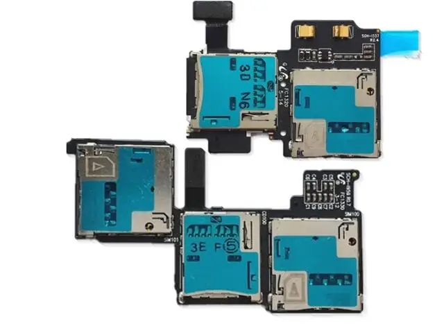

For Samsung Galaxy S4 i9500 i9505 i9502 i9508 i337 i959 Micro SD SIM Card Tray Slot Holder Reader Flex Cable
