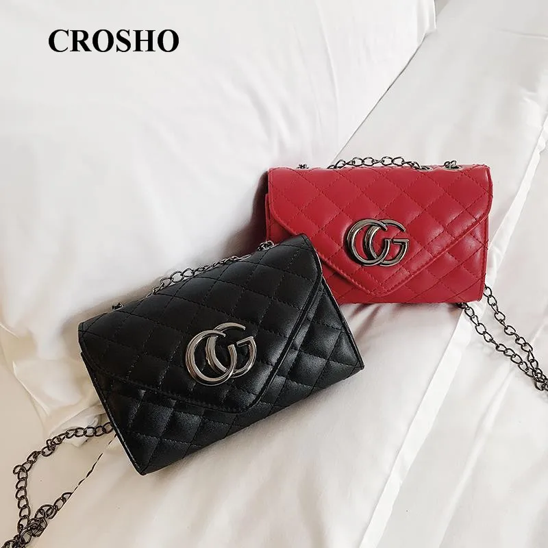 

CROSHO Small Crossbody Bag for Female Mini Bag Diamond Lattice Messenger Bags