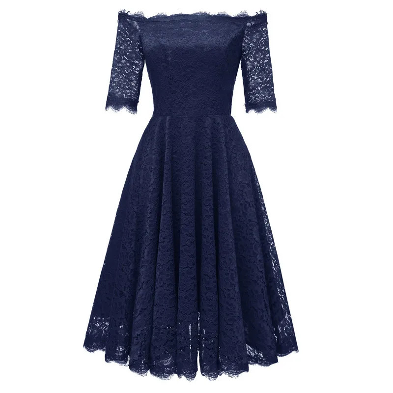 Женское короткое Кружевное Вечернее платье robe de soiree элегантное вечернее с