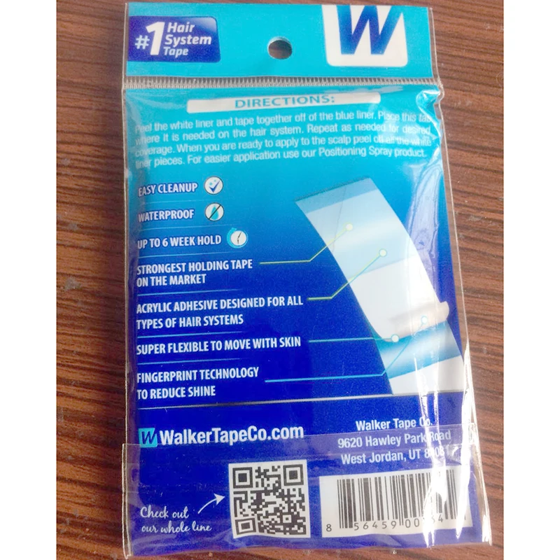 Free shipping top quality Blue Ultra Hold Tape Hair Tape Adhesive Double Side Medical US Walker Tape For Lace Wigs Toupees