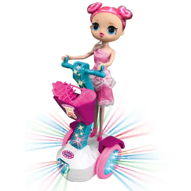 Surprise doll L.O.LA electric Princess Doll balance car children's gift box set 4