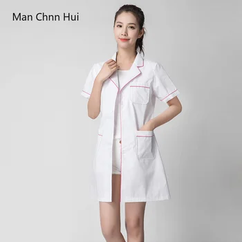 

Ladies Medical Robe Medical Lab Coat Hospital Doctor Slim autumn and winter clothing Nurse Uniform medical gown Overalls