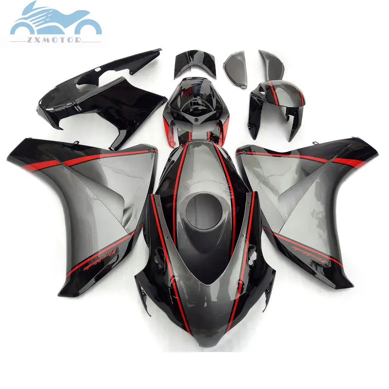 Мотоциклетные комплекты обтекателей для HONDA CBR1000RR 2008 2009 2010 2011 черного цвета cbr1000 rr