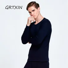 Весна осень Горячая зима 37 градусов мужское термобелье набор ультратонких тепловых подштанников высокоэластичный теплый костюм свободный размер