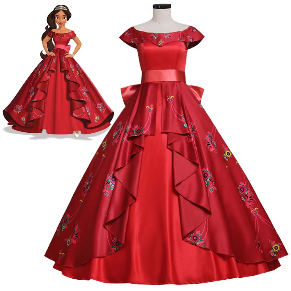 Принцесса Елена платье Elena of Avalor принцесса платье принцессы Елены Костюм взрослых женщин маскарадный костюм Хэллоуин Карнавальный костюм косплей