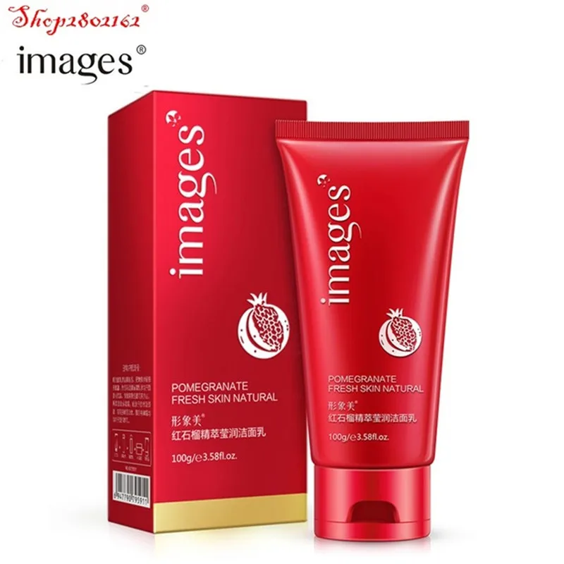 

NEW Imagrs Red pomegranate essence sweet herbs clean moisturizing lotion and refresh consumers cleansing acne cleanser cleanser