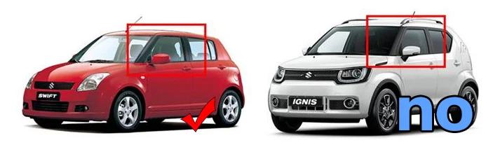 SHITURUI 2 шт. полозья для SUZUKI IGNIS Алюминий сплав Боковые стержни поперечные рейки багажник на крышу Чемодан Перевозчик