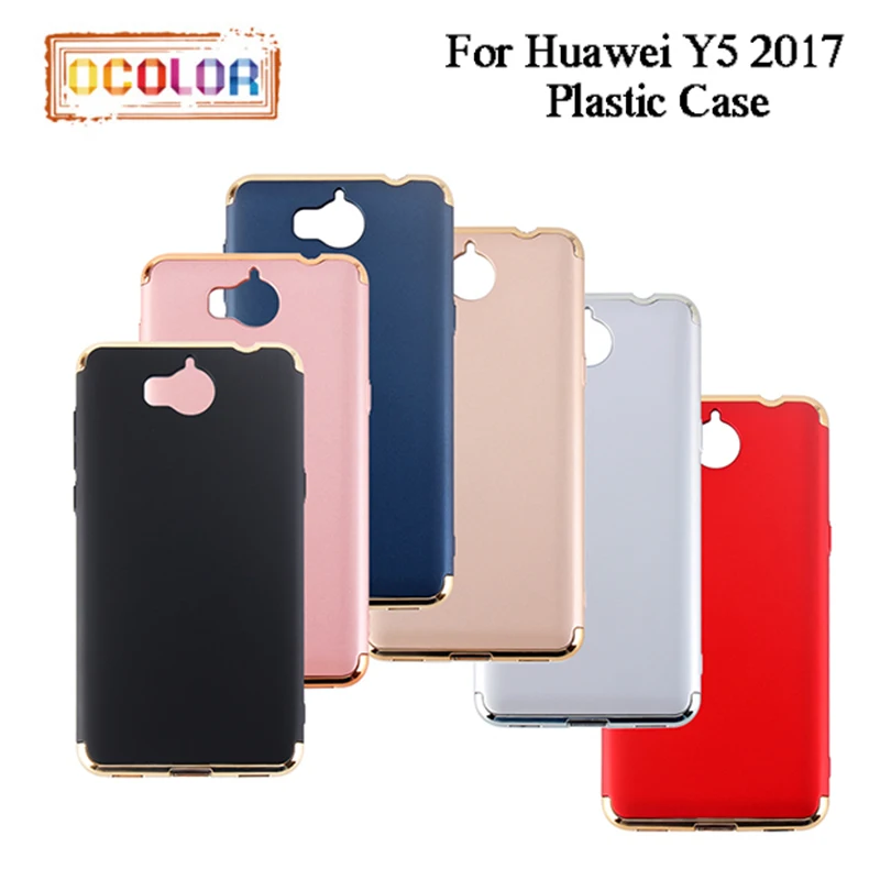 Ocolor для huawei Y5 2017 роскошный красный съемный Пластик случай ПК покрытие матовая