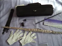 Professional YFL-471 16C Key holes opened Flute Silver Plated Musical Instruments Flute With Case and Accessories
