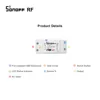 Sonoff 433 mhz WiFi Sans Fil Intelligent DIY SUR/Off Module 10A Maison Intelligente avec Position libre Interrupteur Mural travail avec Alexa/Nid ► Photo 3/6