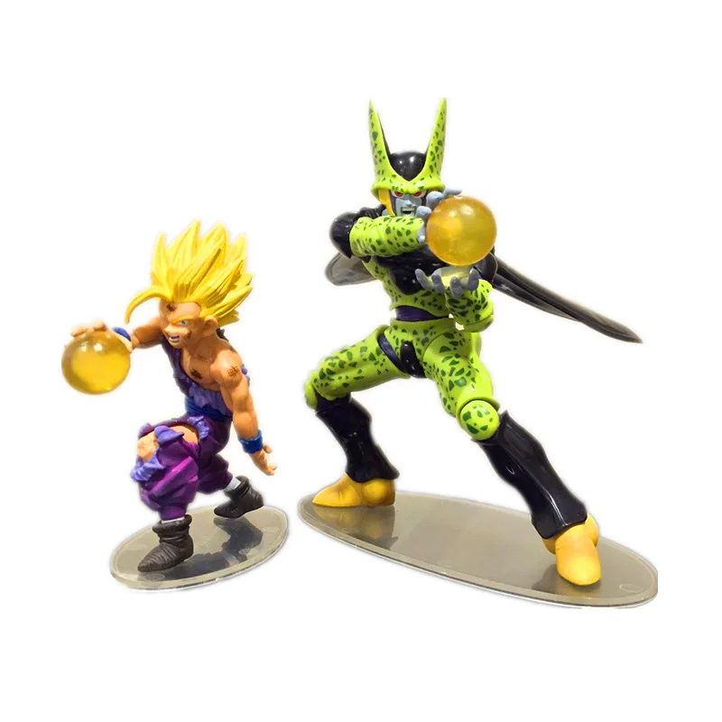Dragon ball z Cell VS Gohan action figurine toy set 2016 ...