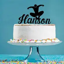 Пользовательское имя акриловый супергерой Человек-Паук День Рождения Торт Топперы ребенок душ христианское распятье вечерние украшения